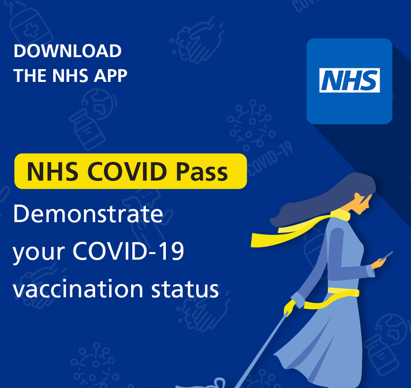 NHS APP for covid pass