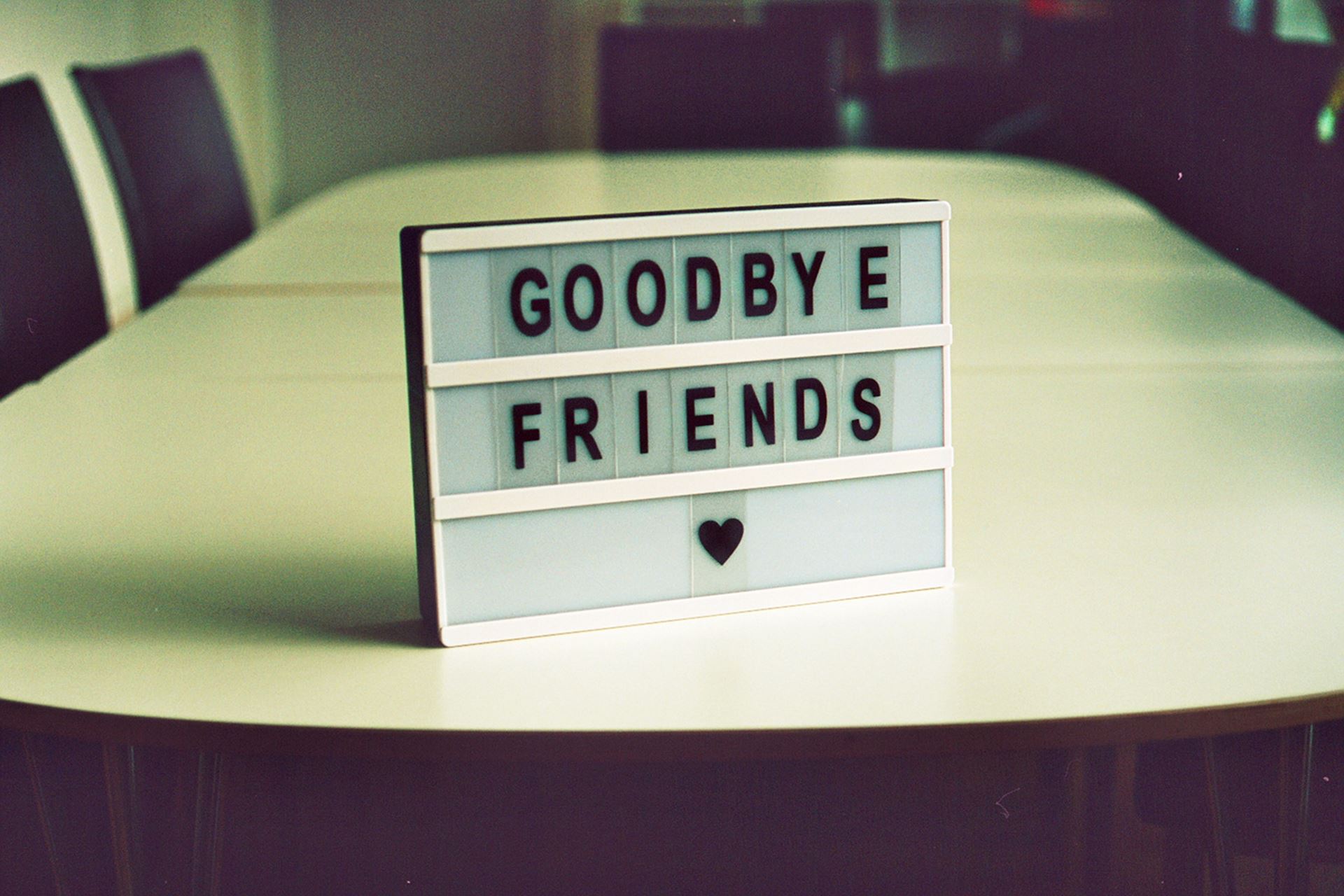 Goodbye Friends picture